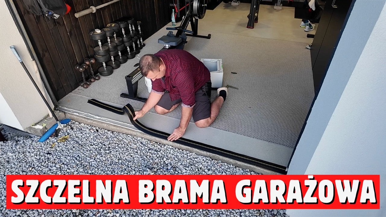 Jak uszczelnić bramę garażową? Nieszczelna brama garażowa, kałuża w garażu, szpara pod bramą