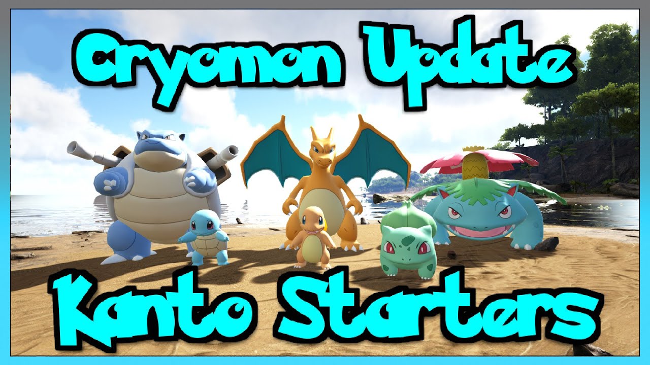 Cryomon ARK Mod Showcase: Kanto Starters Update