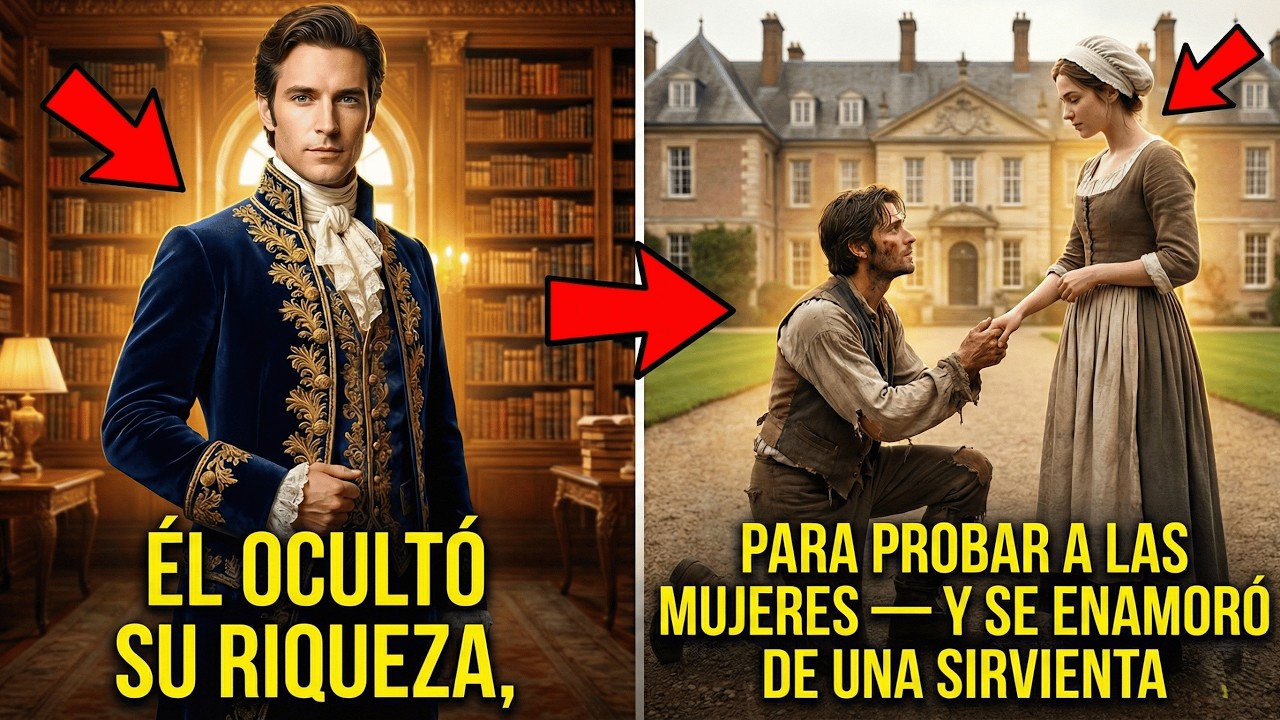 Ocultó su riqueza para poner a prueba a las mujeres... y se enamoró de la criada.