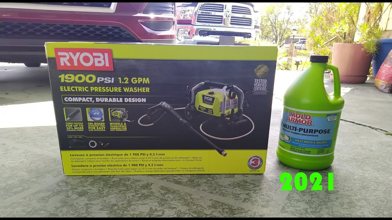 Ryobi 1900 PSI 1.2 GPM Electric Pressure Washer - Unbox and Review 2021