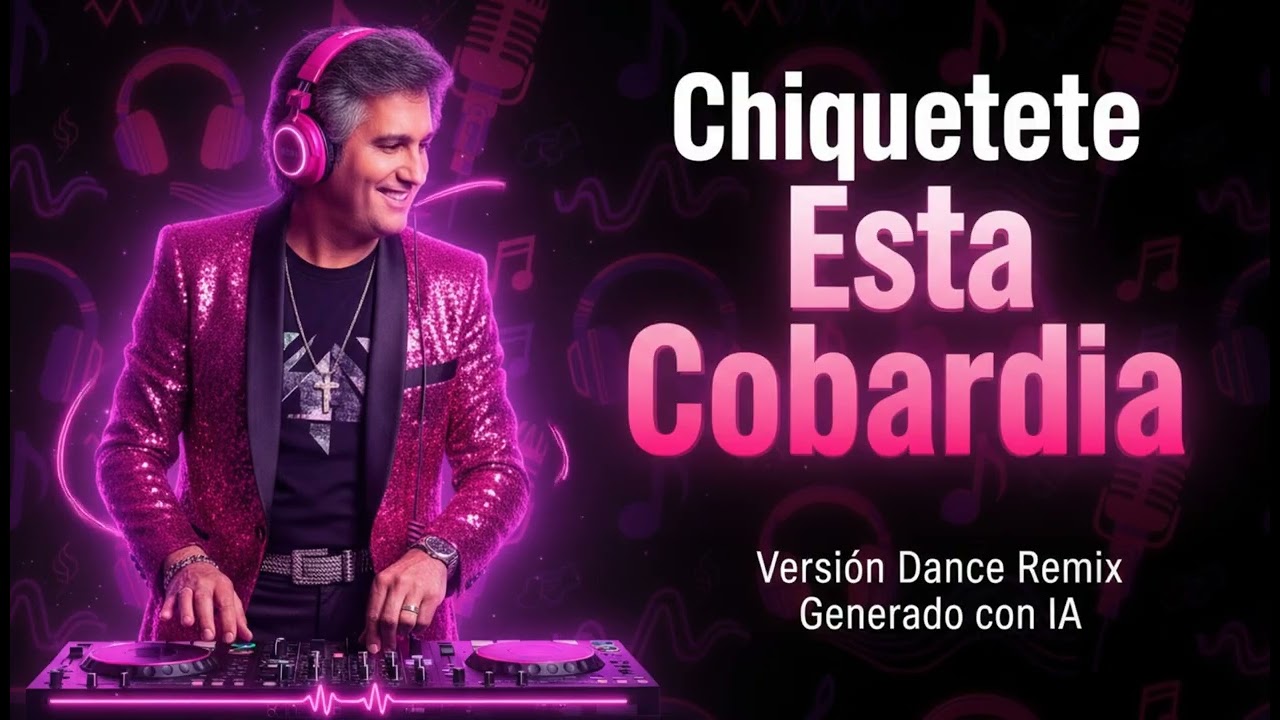 Chiquetete – Esta Cobardía | Cover IA Dance Remix 80s para bailar con nostalgia