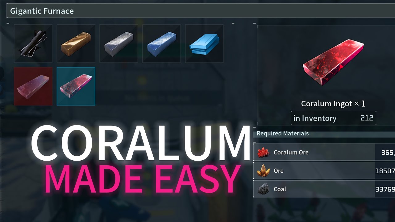 The Best Way to Farm Coralum in Palworld 