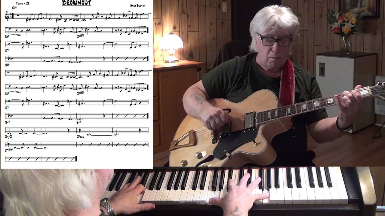 Brownout - Jazz guitar & piano cover ( Gary Burton )