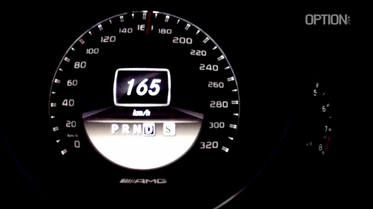 295 km/h en Mercedes C63 AMG Coupé Black Series (Option Auto)