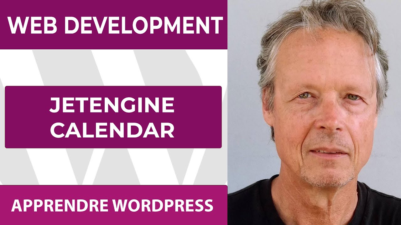 APPRENDRE WORDPRESS - JETENGINE CALENDAR - WIDGET CALENDRIER