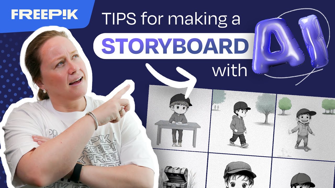 Tips to make a STORYBOARD using AI | Freepik Tutorials
