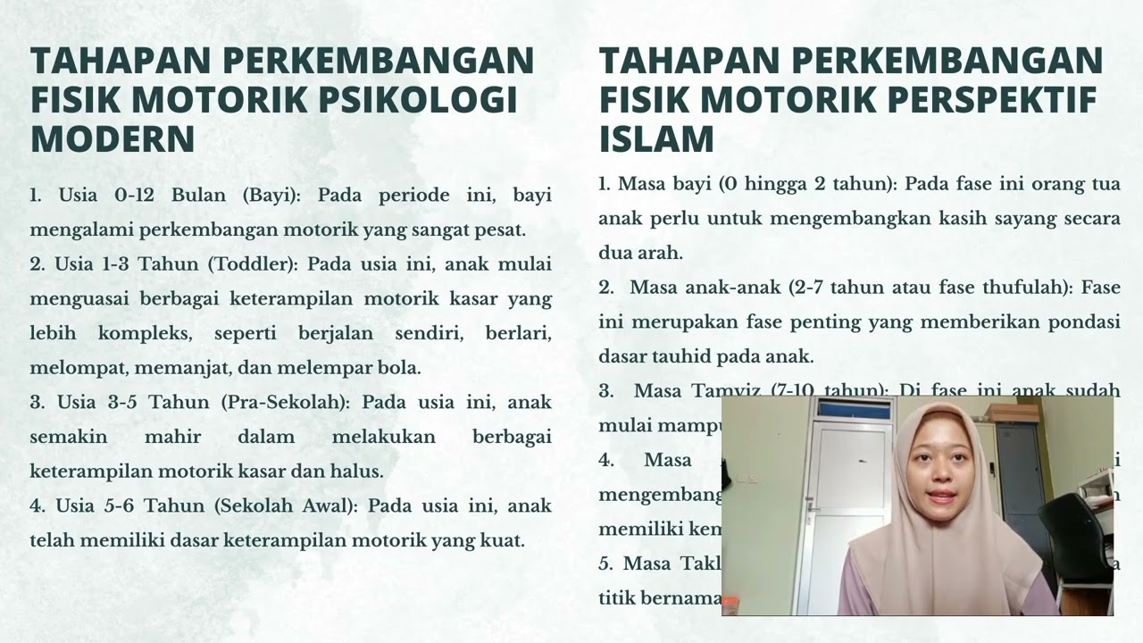 Presenter on Google Classroom || Perkembangan Fisik Motorik Peserta Didik || Psikologi Perkembangan 