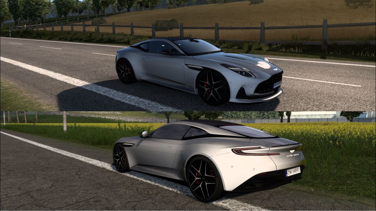 ETS2, Aston Martin DB12, Euro Truck Simulator 2, Realistic Car Driving #ets2 #eurotrucksimulator2