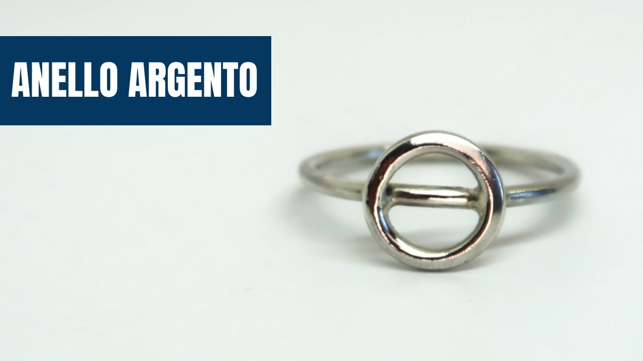 Come creare un anello argento - saldare anello argento