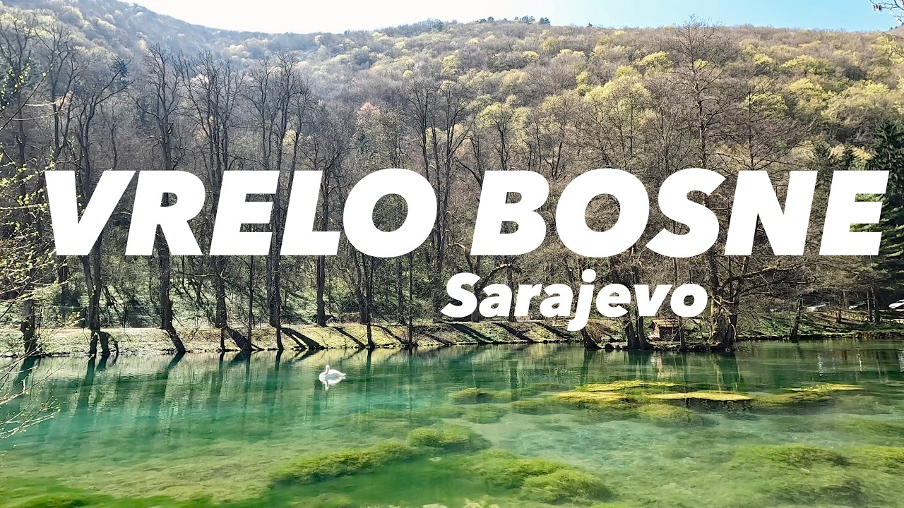 Vrelo Bosne: Mirna šetnja prirodom u Sarajevu 🌳🍃 Peaceful nature walk in Sarajevo, Bosnia ( 4K )