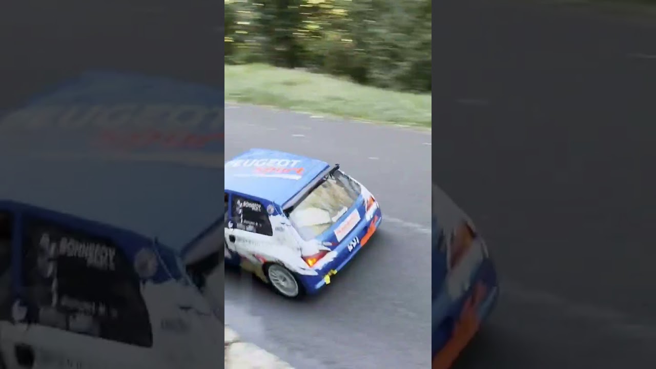 Rallye du Haut Lignon 2025 - Crash Peugeot 106 F213 dans l'ES2 #rally #rallye #peugeot106 #crash