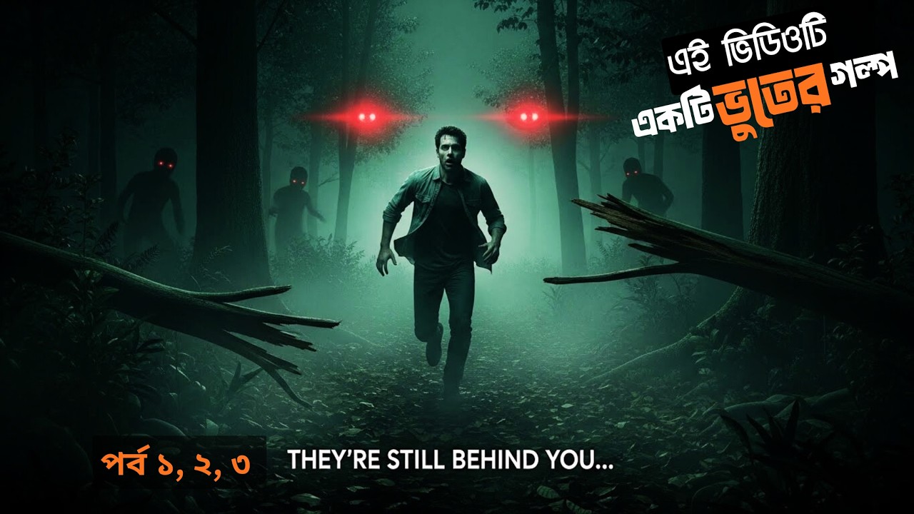 শেষ মানুষটা দৌড়াচ্ছে: জঙ্গলে কেউ শিকার করছে | Bangla Horror Bedtime Story