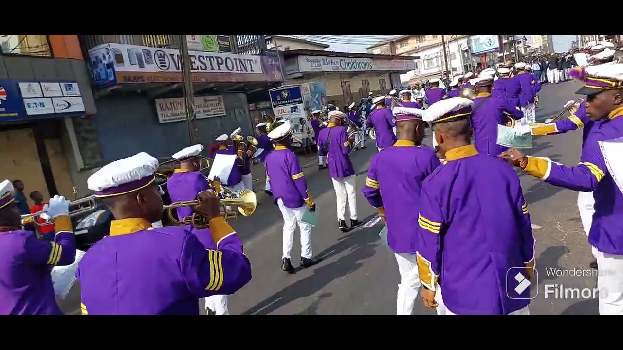 SHINE JESUS SHINE  ( BRASS COVER ) BY COLLEGIATE SCHOOL BRASS BAND