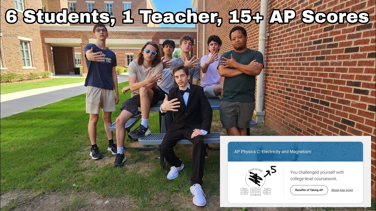 2025 AP Score Reaction by 6 Goons (in front of teacher)
