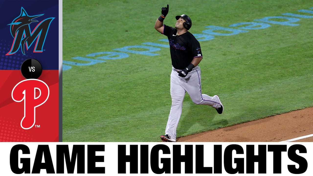Jesus Aguilar's two-run homer lifts Marlins on Opening Day | Marlins-Phillies Highlights 7/24/20