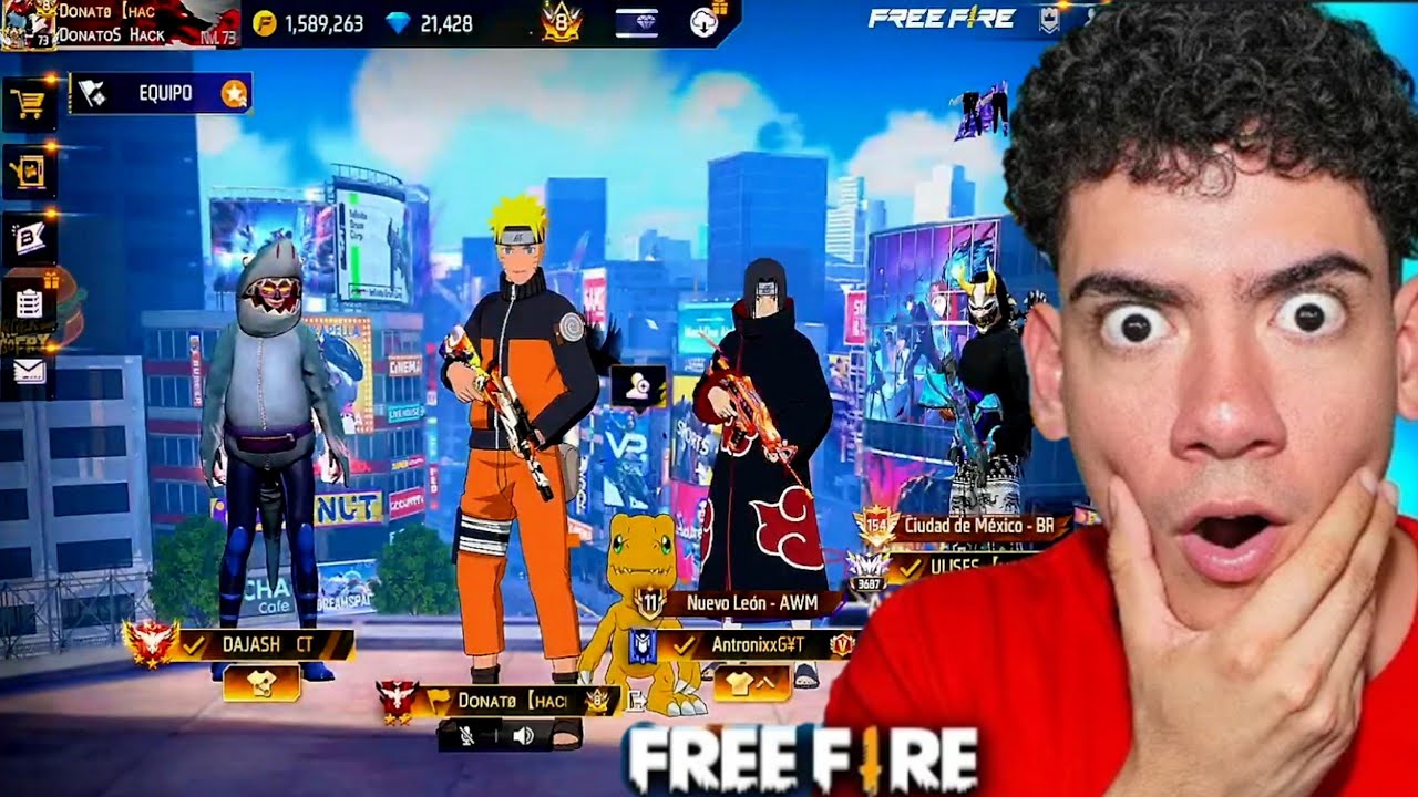 MI PRIMERA PARTIDA EN LA NUEVA ACTUALIZACIÓN  DE FREE FIRE x JUJUTSU KAINSEN