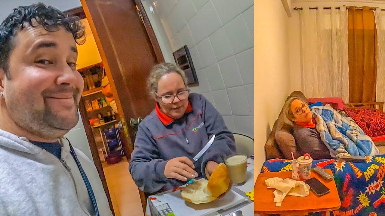 Minha mãe ficou sem casa em Portugal! E veio morar comigo!