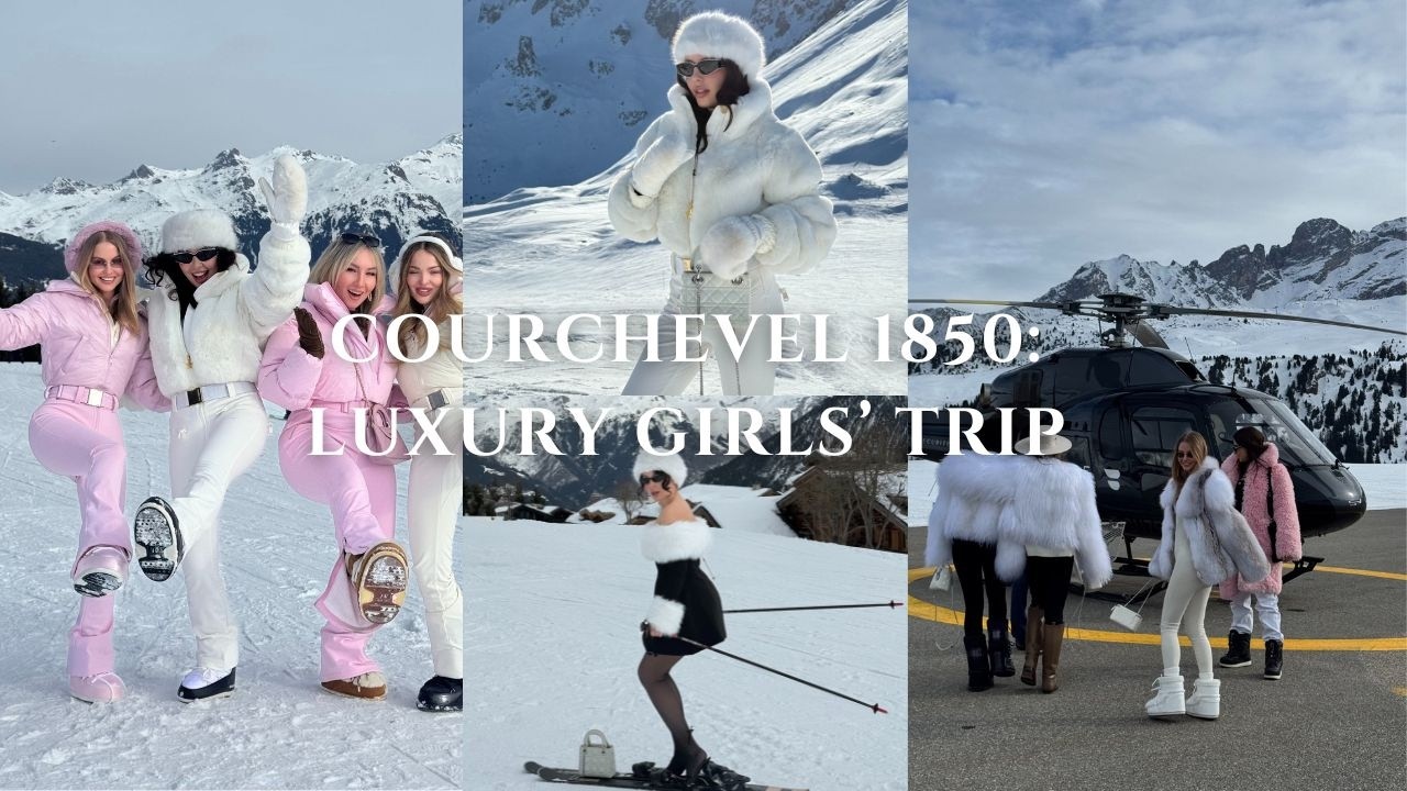 COURCHEVEL VLOG: роскошный зимний влог, как я организовала luxury trip для девушек, apres-ski vibe