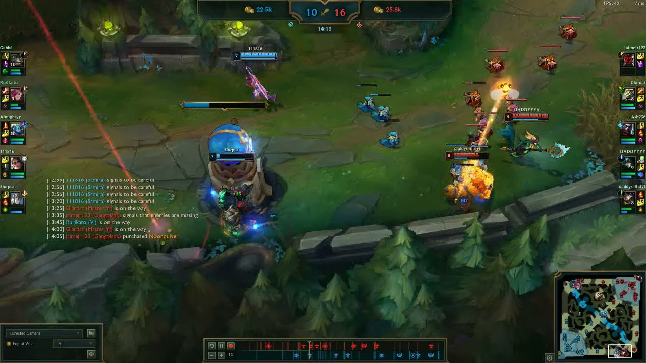 Ultimate Galio Comeback (Team Full Gameplay)- League of Legends