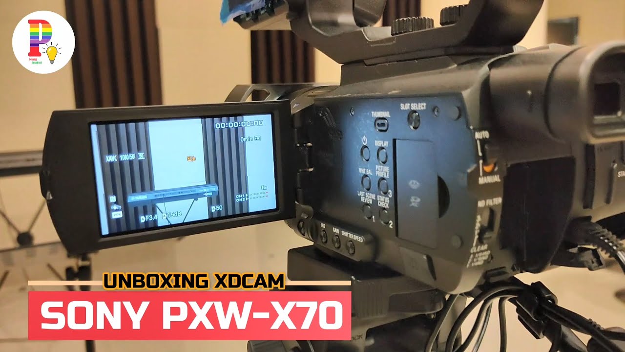 Unboxing XDCAM SONY PXW-X70