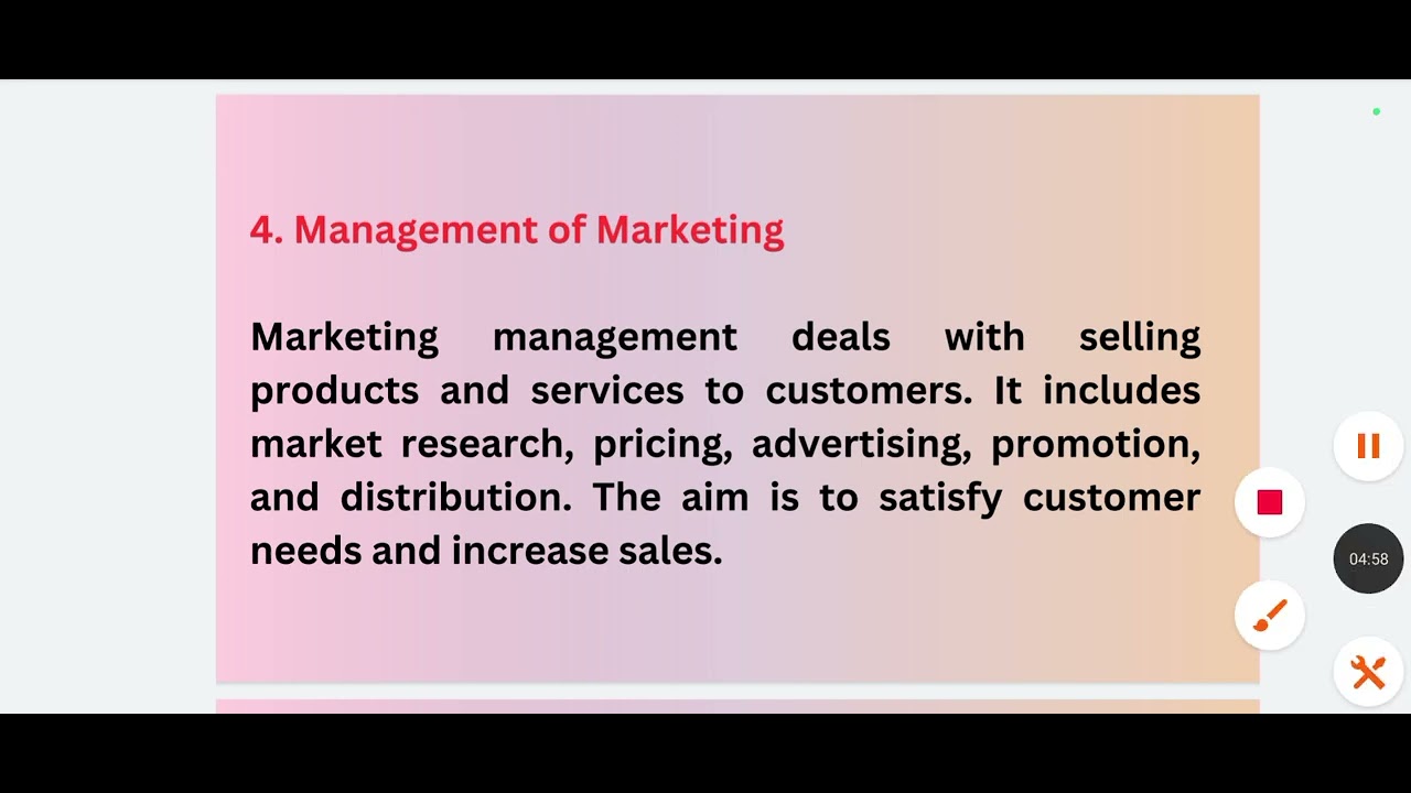 Scope of Management/ Gndu Syllabus / B.com
