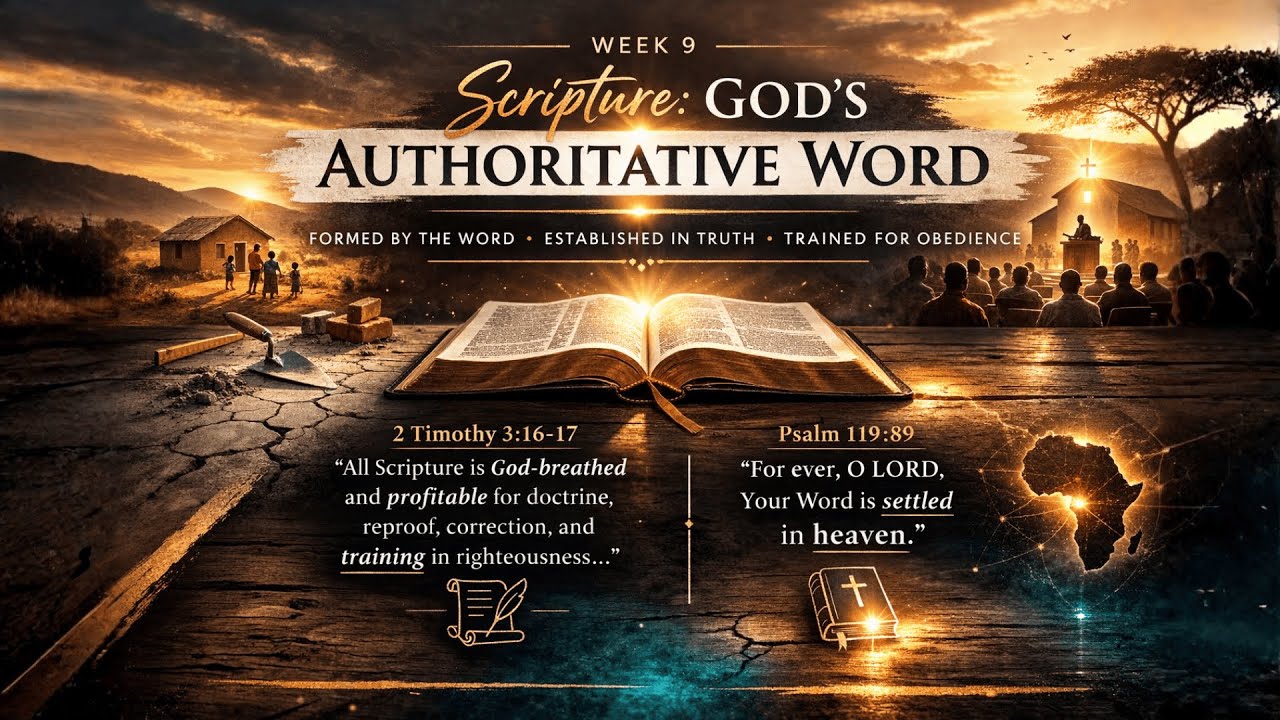 Scripture: God's Authoritative Word | Week 9 - 2 Timothy 3:16-17, Psalm 119:89