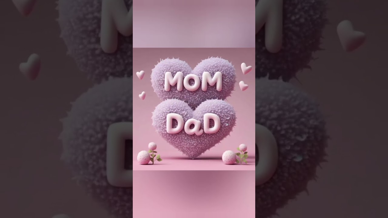 I Love you mom dad 💞✨ Maa love status com #new #shorts #video