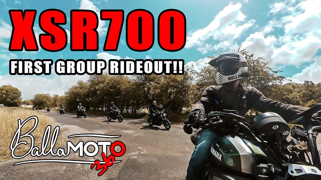 XSR700 First GROUP Ride! - South UK