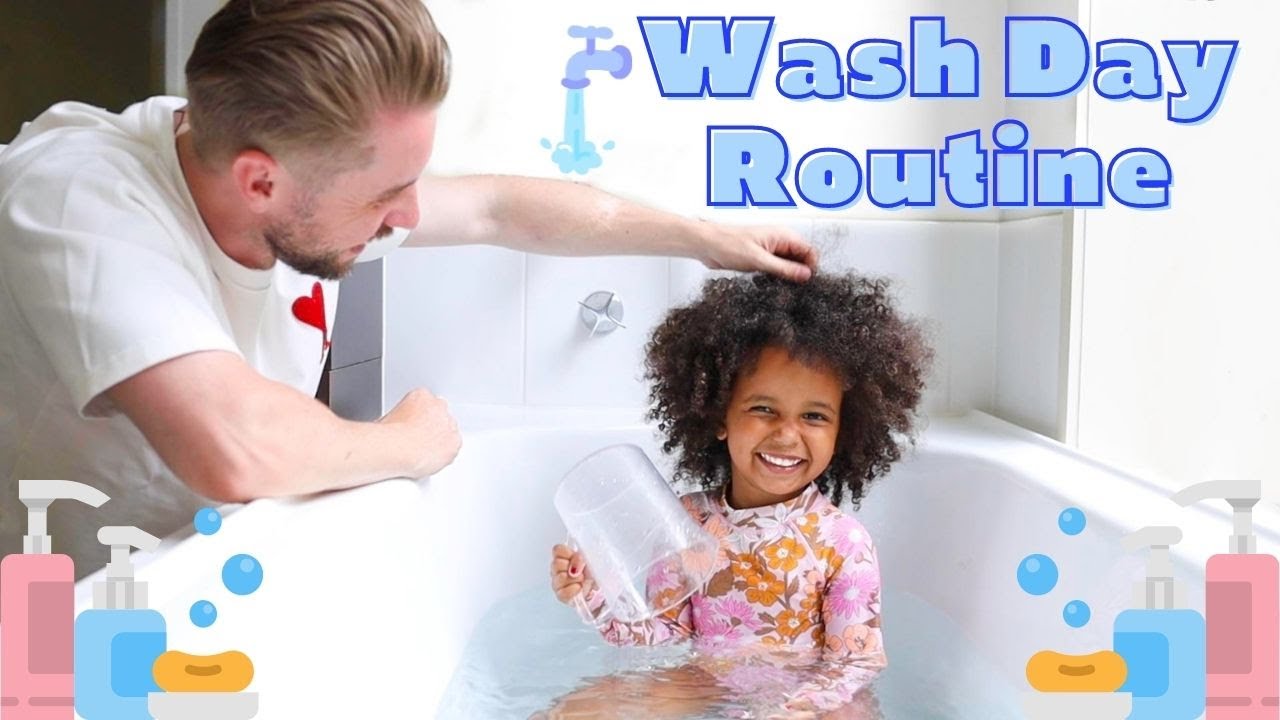 Single Dad Wash Day Routine