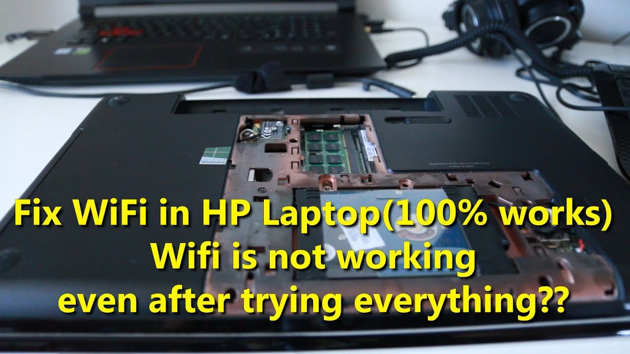 Solve Wifi issue in HP Laptop (100% works)
