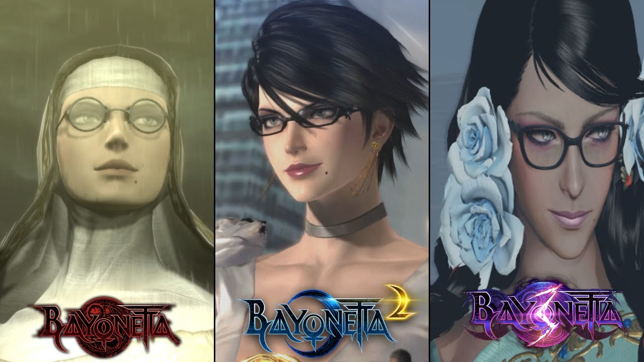 All Bayonetta Umbra Witch Costume Change Cutscenes Comparison | Bayonetta 1 - 3