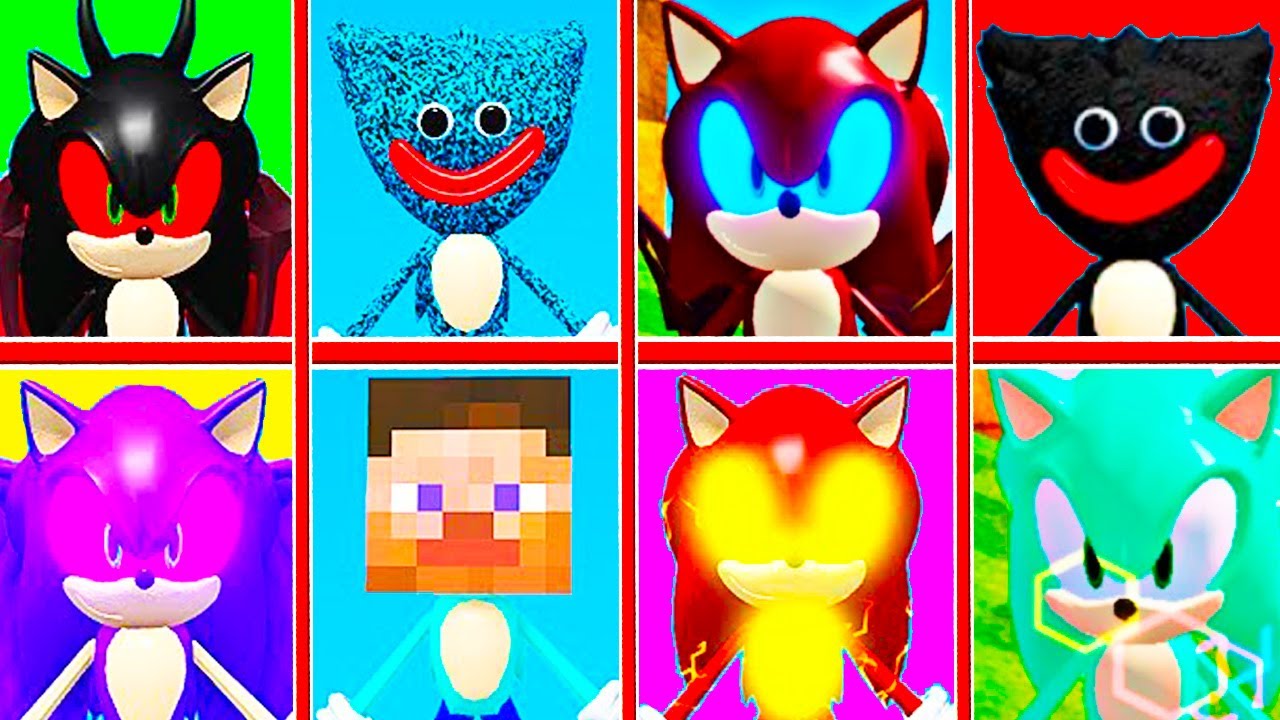 ХАГИ СОНИК ФЛЕШ ЭВОЛЮЦИЯ В РОБЛОКС МОРФ! НУБ И ПРО ВИДЕО ROBLOX Sonic Morphs