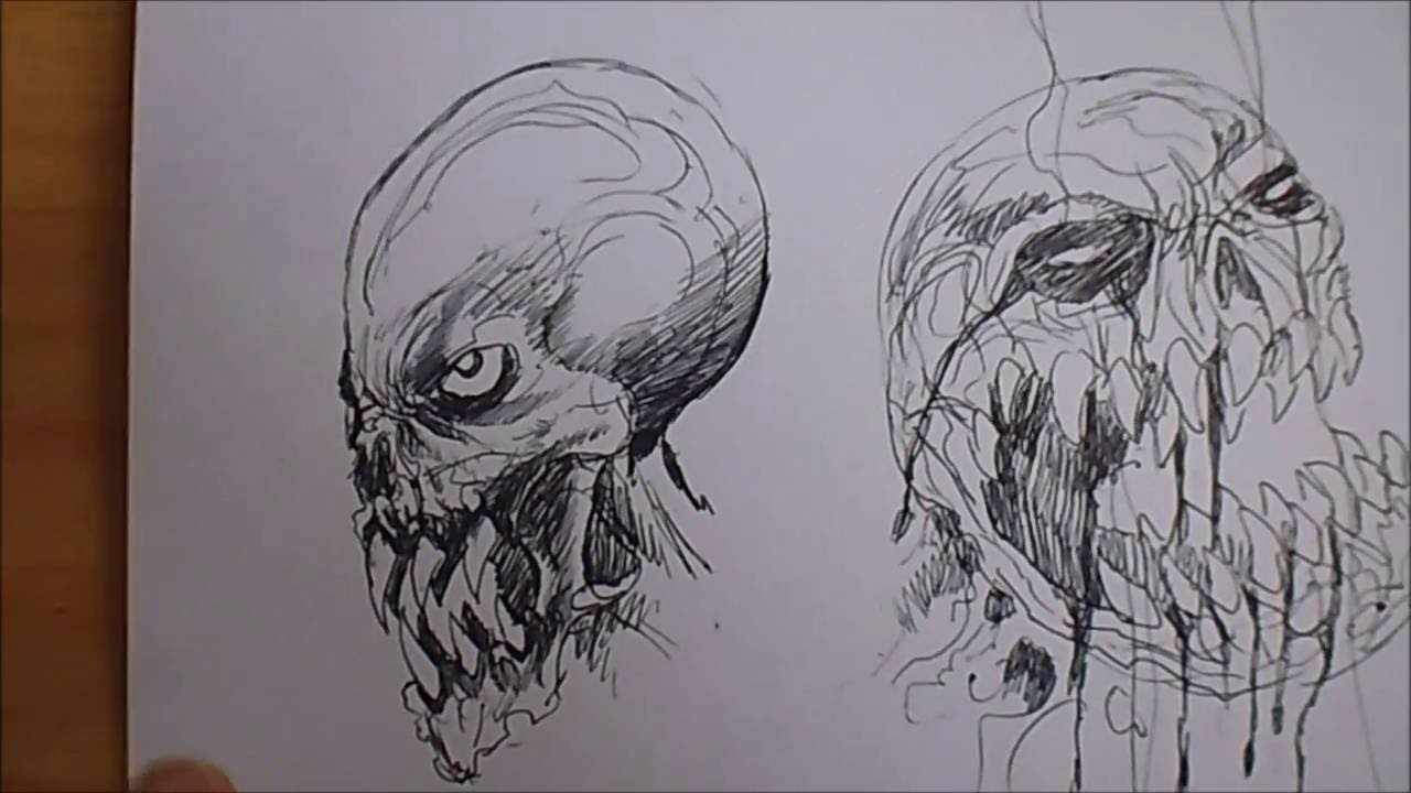 Drawing Monster Head Ideas