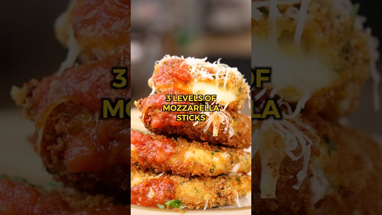 3 Levels of Mozzarella Sticks