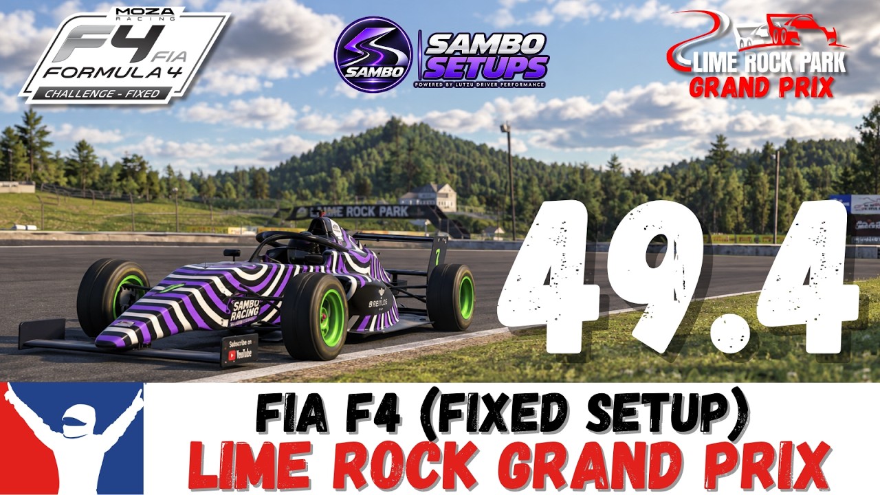 iRacing: Гайд по Lime Rock Grand Prix для F4 49.4 &mdash; Полное руководство по трассе FIA F4 Fixed Lim...