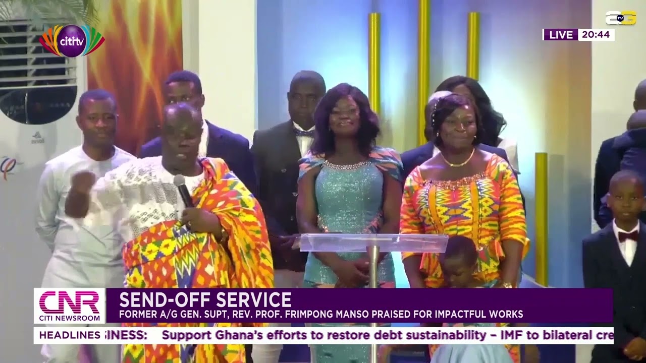 Former Assemblies of God Gen Supt Rev Prof Frimpong Manso praised for impactful works