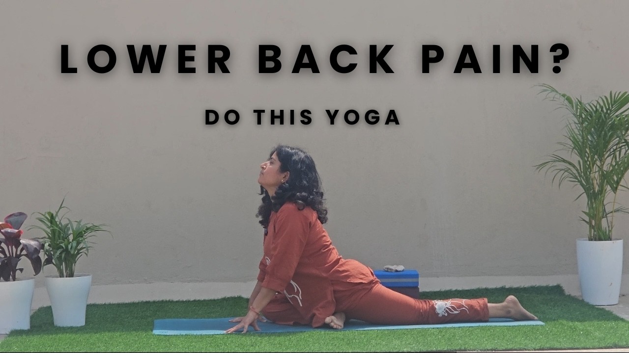 10 Min Yoga for Lower Back Pain Relief in Hindi | Easy Stretches for Beginners