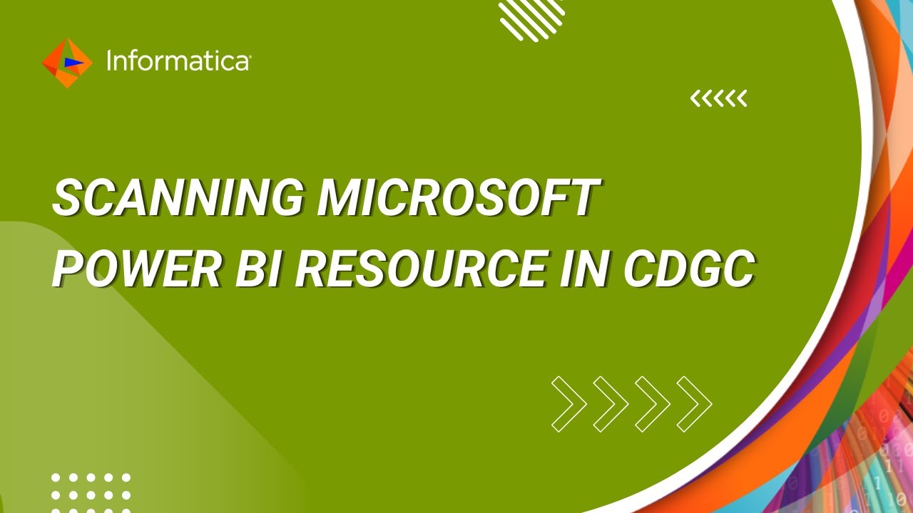 Сканирование ресурсов Microsoft Power BI в системе управления облачными данными и каталогизации (CDGC)