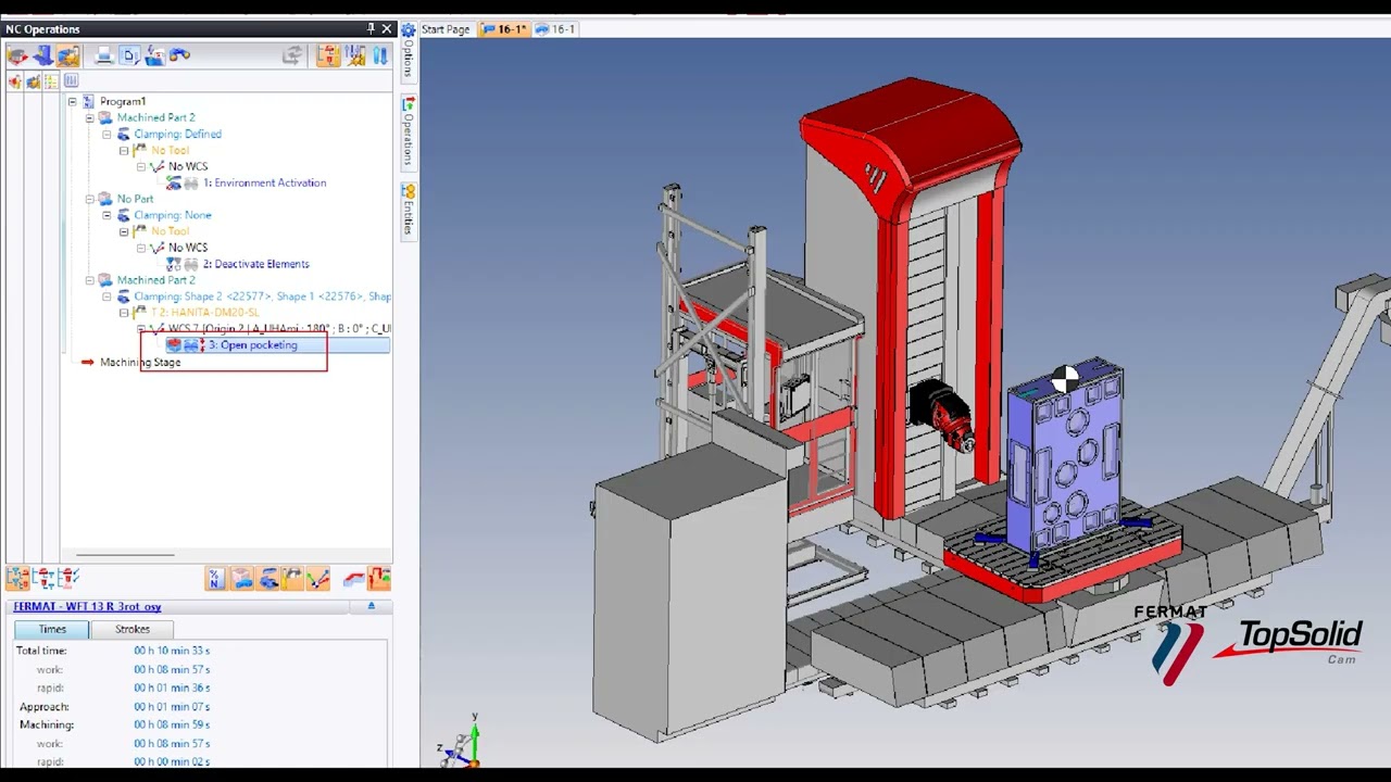 TopSolid'CAM & Fermat CNC Tezgahları
