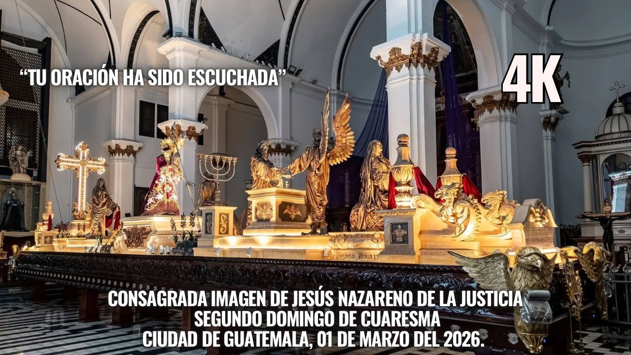 Procesión Jesús Nazareno de la Justicia templo del Calvario, Segundo Domingo de Cuaresma 2026. 