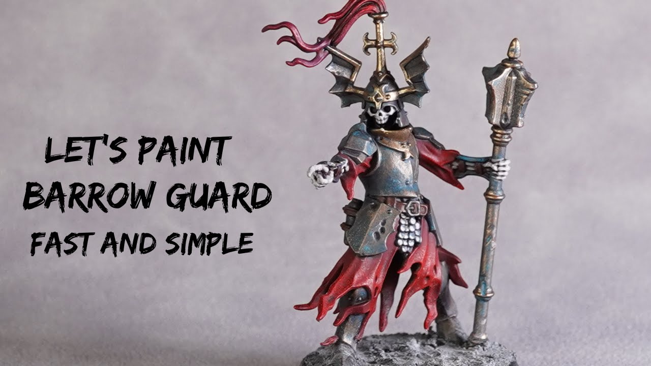 How to Paint: Barrow Guard for Warhammer Age Of Sigmar's Soulblight Gravelords