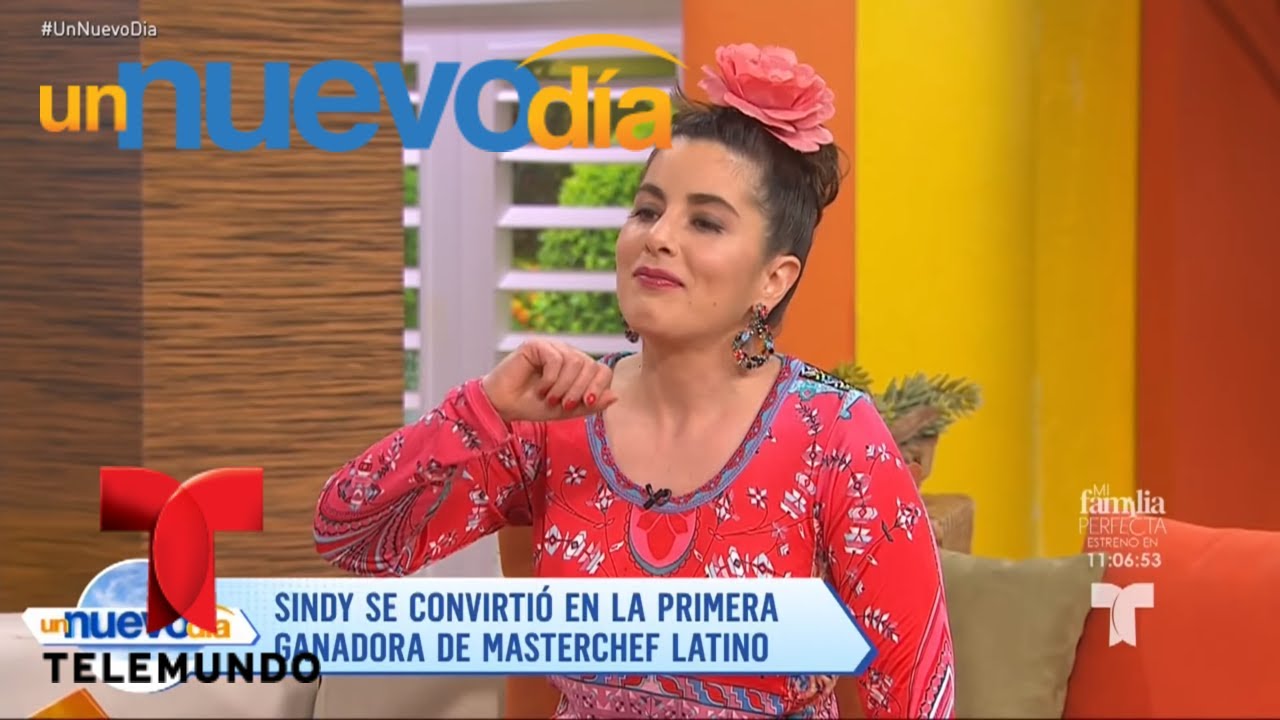 ¡Sindy Lazo es la primera ganadora de Masterchef Latino! | Un Nuevo Día | Telemundo