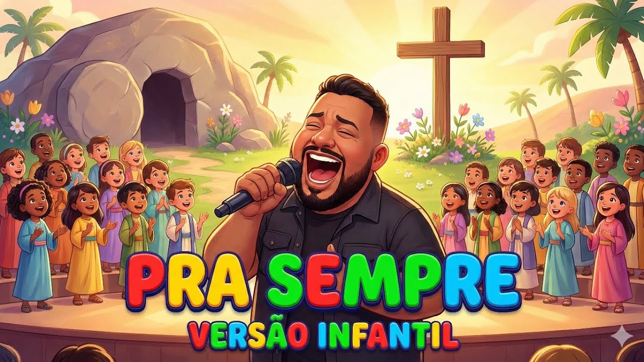 PRA SEMPRE (Forever) De Fernandinho | VERSÃO INFANTIL | Especial de Páscoa