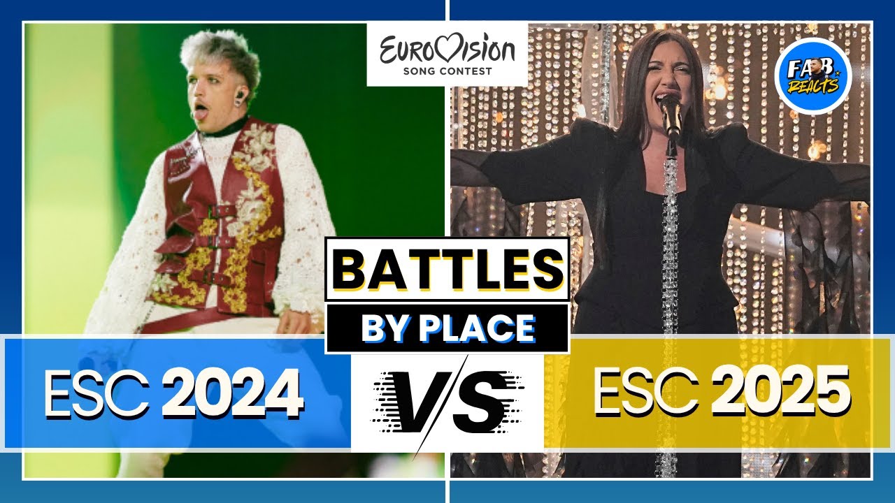 Battles By Place - Eurovision 2024 vs. Eurovision 2025 | WHO WINS THE BATTLE? 🎶😍 #esc2024 #esc2025