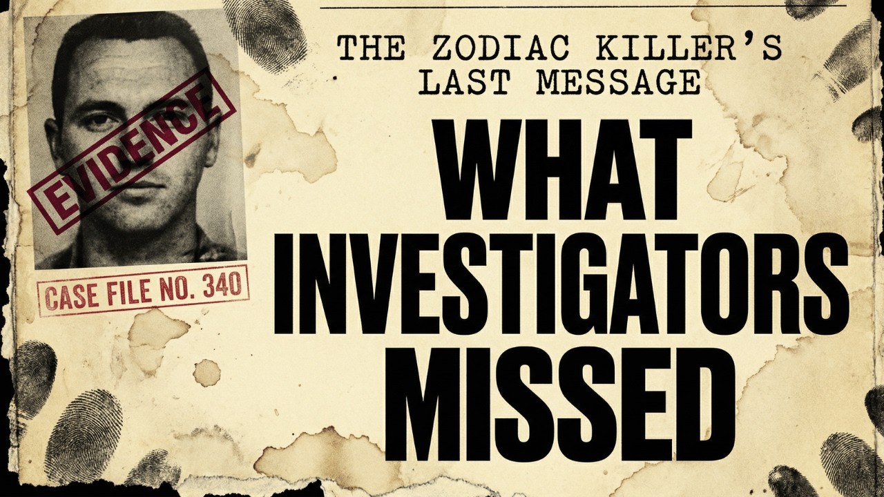 The Zodiac Killer's Last Message - What Investigators Missed?
