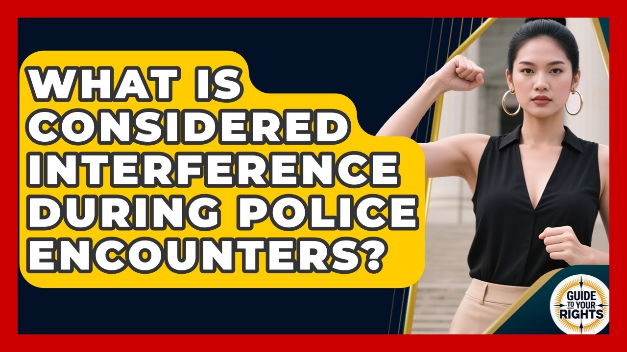 What Is Considered Interference During Police Encounters? | Guide To Your Rights News