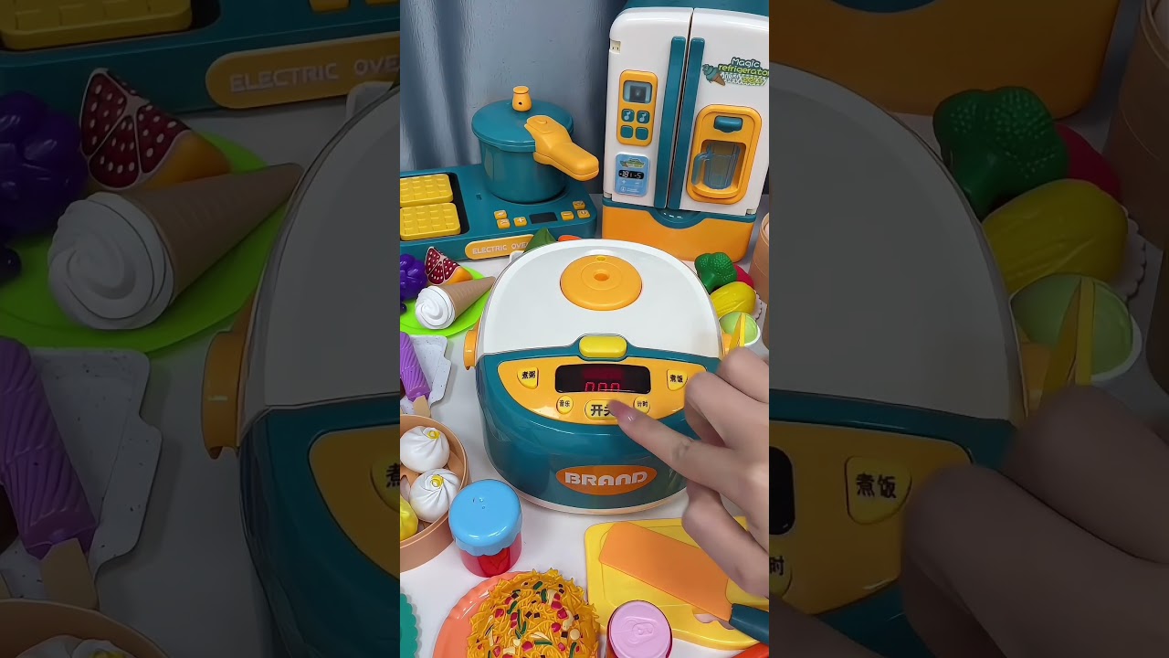 Bộ đồ chơi dụng cụ kh&ocirc;ng gian bếp cho b&eacute; #dochoitreem #toys #kidstoys #dochoibep