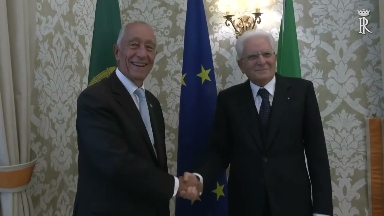 Mattarella - Incontro bilaterale con Marcelo Rebelo de Sousa (06.10.22)