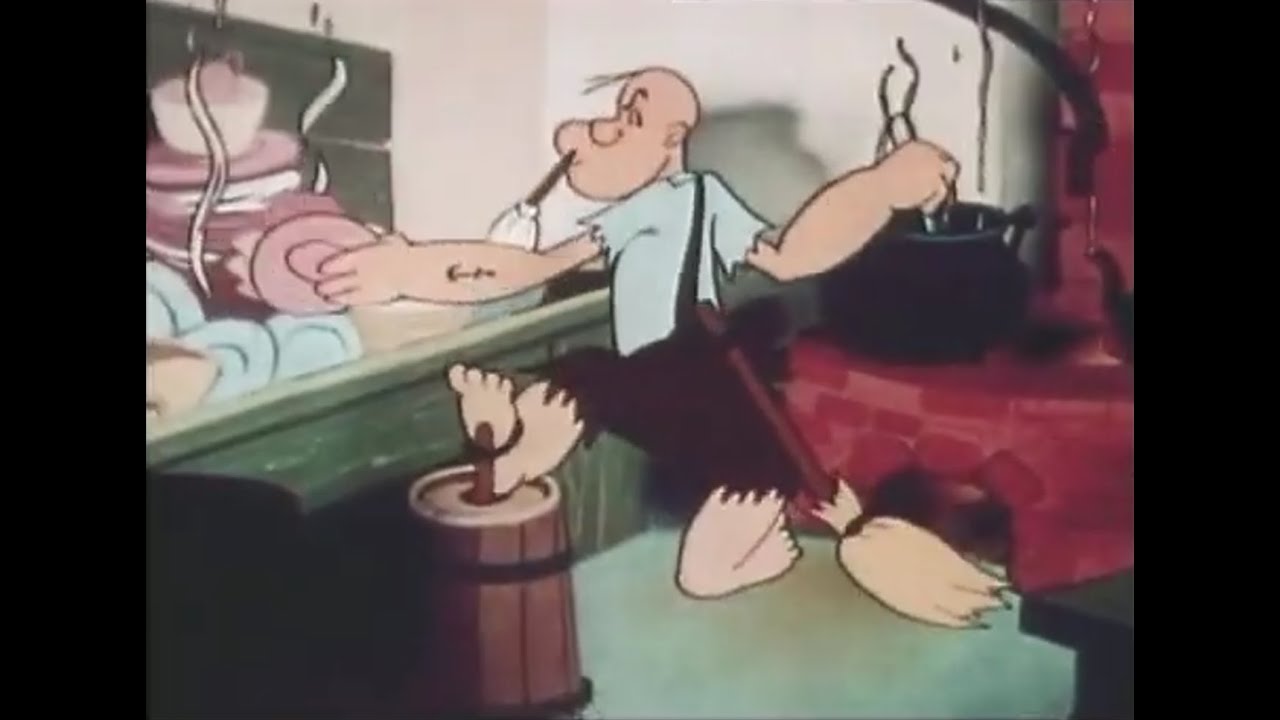 Why Did Popeye Become Cinderella?! 😲😂 Funniest Cartoon Ever 