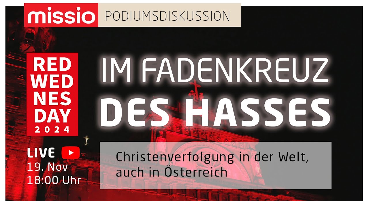 DI. 19.11.2024 -  Red Wednesday Podiumsdiskussion - Im Fadenkreuz des Hasses